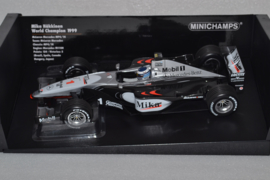 Mika Hakkinen Mc Laren Mercedes MP4-14 Race Car World Champion 1999 Season