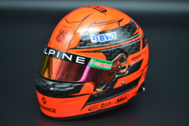 Esteban Ocon Alpine F1 Team mini helmet 2024 season