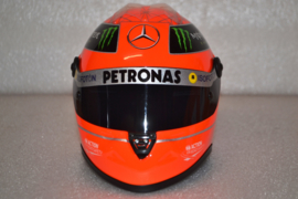 Michael Schumacher Mercedes AMG Petronas helmet Brazillian Grand Prix 2012 season