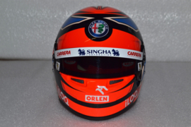 Kimi Raikkonen Alfa Romeo Orlen mini helmet 2021 season