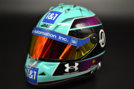 Mick Schumacher HAAS Ferrari mini helmet Miami Grand Prix 2022 season