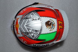 Sergio Perez Red Bull Honda mini helmet Austrian Grand Prix 2021 season