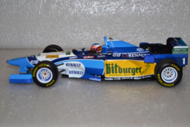 Michael Schumacher Benetton Renault B195 race car Pacific Grand Prix 1995 season