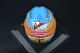 Fernando Alonso Scuderia Ferrari mini helmet 2012 season