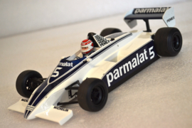 Nelson Piquet Brabham Ford BT49C Race Car Argentinian Grand Prix 1981 Season