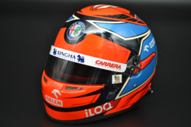 Kimi Raikkonen Alfa Romeo Orlen helmet Imola Grand Prix 2021 season