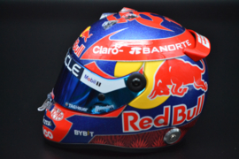 Sergio Perez Red Bull Racing Honda RBPT mini helmet Mexican Grand Prix 2024 season