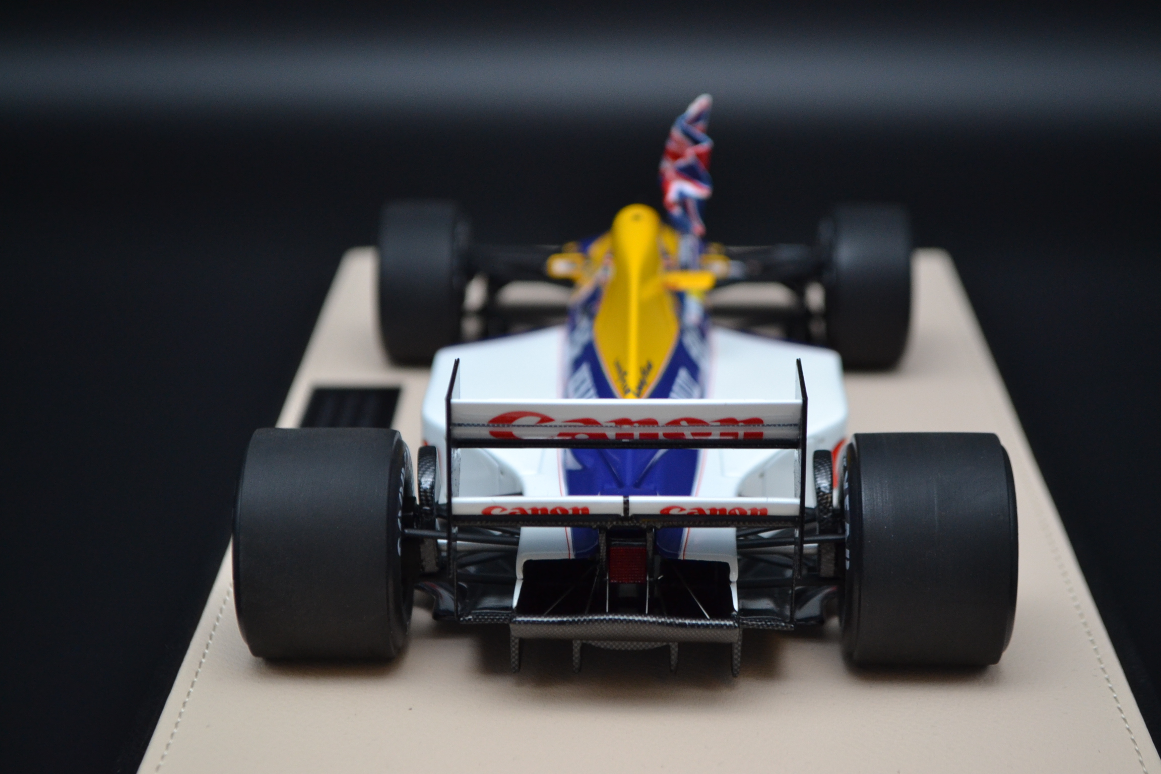 Nigel Mansell Williams Renault FW14B race car winner British Grand Prix 1992 season