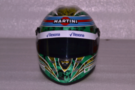 Felipe Massa Williams Mercedes helmet almost last race 2016 season