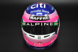 Fernando Alonso Alpine F1 Team mini helmet 2022 season