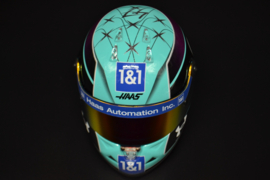 Mick Schumacher HAAS Ferrari mini helmet Miami Grand Prix 2022 season