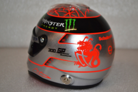 Michael Schumacher Mercdes AMG Petronas helmet Belgian Grand Prix 2012 season