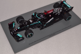 Lewis Hamilton Mercedes AMG Petronas MGP-W12 race car Bahrain Grand Prix 2021 season