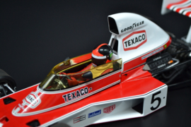 Emerson Fittipaldi Mc Laren Ford M23 race car World Champion 1974 season