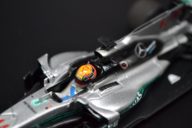 Lewis Hamilton Mercedes AMG Petronas MGP-W08 race car World Champion 2017 season