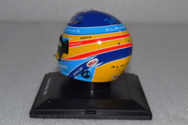 Fernando Alonso Alpine F1 Team mini helmet 2021 season