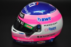 Fernando Alonso Alpine F1 Team mini helmet 2022 season