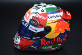 Sergio Perez Red Bull Honda mini helmet Mexican Grand Prix 2022 season