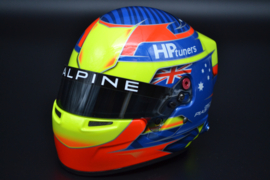 Oscar Piastri Alpine F1 Team mini helmet Formula 2 2021 season