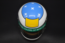 Michael Schumacher Benetton Ford mini helmet Belgian Grand Prix 1992 season