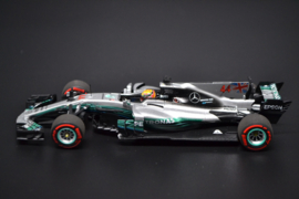 Lewis Hamilton Mercedes AMG Petronas MGP-W08 race car World Champion 2017 season