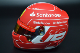 Charles Leclerc Scuderia Ferrari mini helmet 2023 season