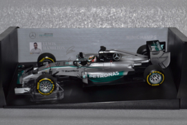 Lewis Hamilton Mercedes AMG Petronas MGP-W05 race car Abu Dhabi Grand Prix 2014 season