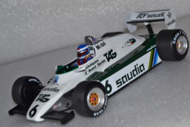 Keke Rosberg  Williams Ford FW08 race car Swiss Grand Prix 1982 season