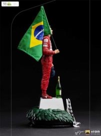 Ayrton Senna Mc Laren Honda statue Brazillian Grand Prix 1991 season