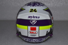 Zhou Ghuanyu Alfa Romeo Orlen mini helmet 2022 season