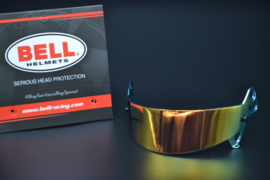 Bell mini helmet visor shield gold