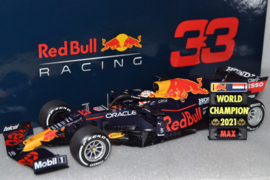 Max Verstappen Red Bull Honda RB16B race car Abu Dhabi Grand Prix 2021 season