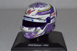 Zhou Ghuanyu Alfa Romeo Orlen mini helmet 2022 season