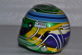 Felipe Massa Williams Mercedes helmet last race 2017 season