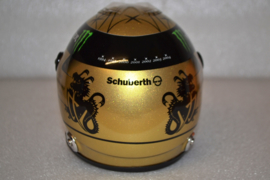 Michael Schumacher Mercedes AMG Petronas helmet Belgian Grand Prix 2011 season
