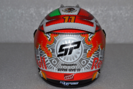 Sergio Perez Red Bull Honda mini helmet Austrian Grand Prix 2021 season