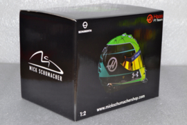 Mick Schumacher HAAS Ferrari mini helmet 2022 season