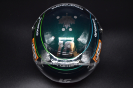 Lance Stroll Aston Martin Cognizant F1 Team mini helmet 2023 season