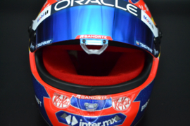 Sergio Perez Red Bull Racing Honda RBPT mini helmet Mexican Grand Prix 2024 season