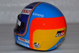 Fernando Alonso Toyota Gazoo Racing WEC helmet 2018 season