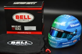 Fernando Alonso Aston Martin Cognizant mini helmet Las Vegas Grand Prix 2024 season