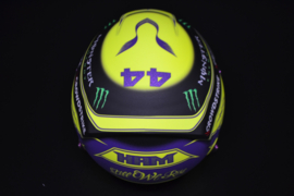 Lewis Hamilton Mercedes AMG Petronas mini helmet 2022 season