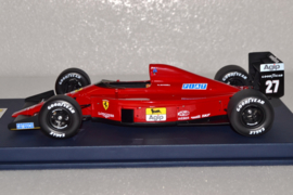 Nigel Mansell Ferrari F1 640 race car Hungarian Grand Prix 1989 season