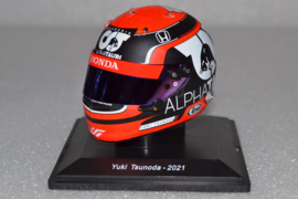 Yuki Tsunoda Alpha Tauri Honda mini helmet 2021 season
