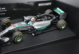 Lewis Hamilton Mercedes AMG Petronas MGP-W06 race car World Champion 2015 season