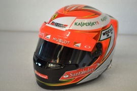 Kimi Raikkonen Scuderia Ferrari helmet 2014 season