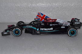 Lewis Hamilton Mercedes AMG Petronas MGP-W12 race car British Grand Prix 2021 season