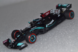 Lewis Hamilton Mercedes AMG Petronas MGP-W12 race car Spanish Grand Prix 2021 season