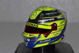 Lewis Hamilton Mercedes AMG Petronas mini helmet 2022 season