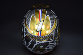 Sébastien Ogier Toyota Yaris mini helmet WRC World Champion 2021 season WC special
